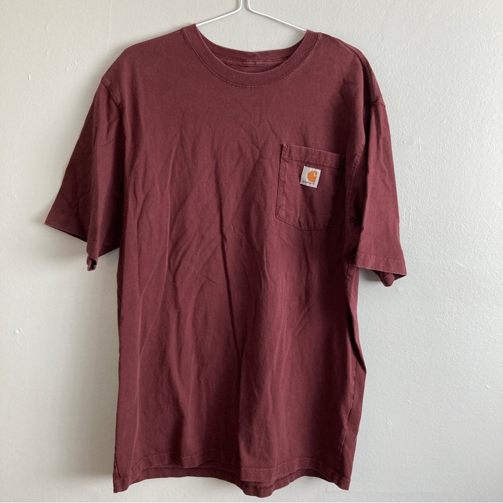 Carhartt Men’s Purple Loose Fit Crew Neck Tshirt Purple Size Large Tall